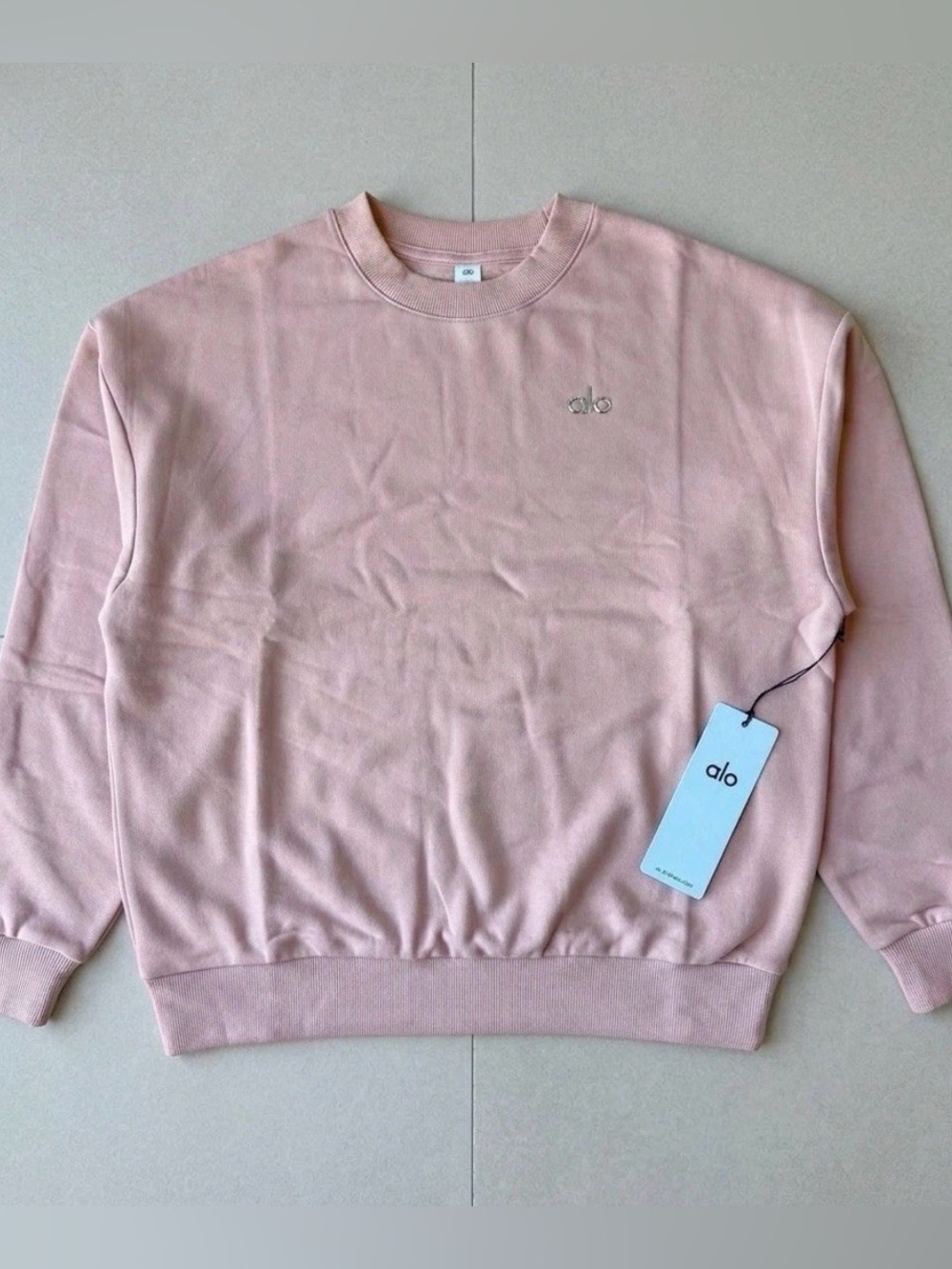 Alo Yoga Accolade Pink Crewneck Sweatshirt - All Sizes - New